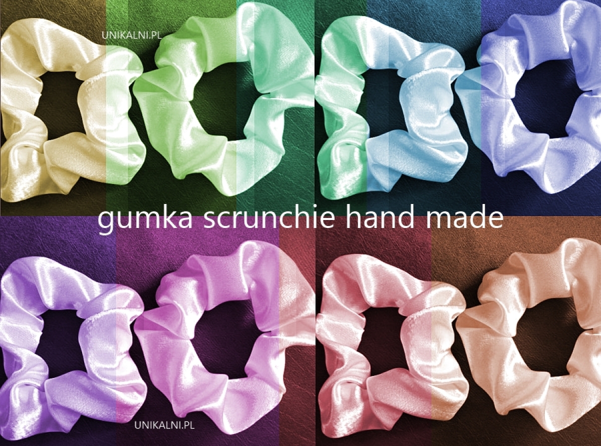 Gumka scrunchie hand made